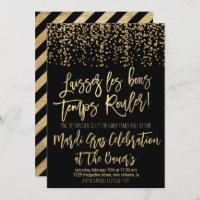 Invitation de Mardi Gras
