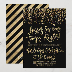 Invitation de Mardi Gras