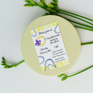Invitation de Mardi Gras