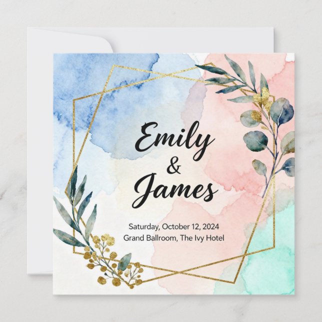 Invitation de mariage (Devant)