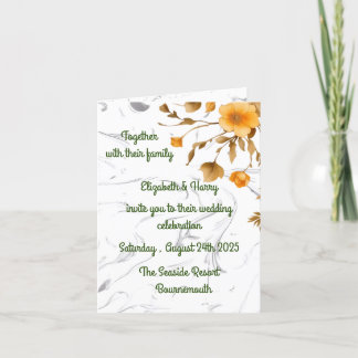 Invitation de mariage