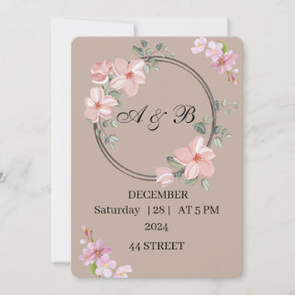Invitation de mariage