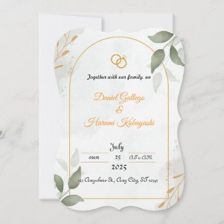 invitation de mariage
