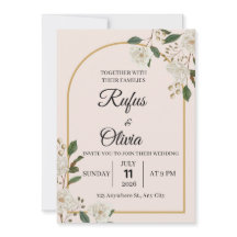 Invitation de mariage 