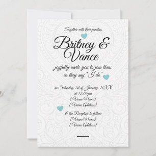 Invitation de mariage