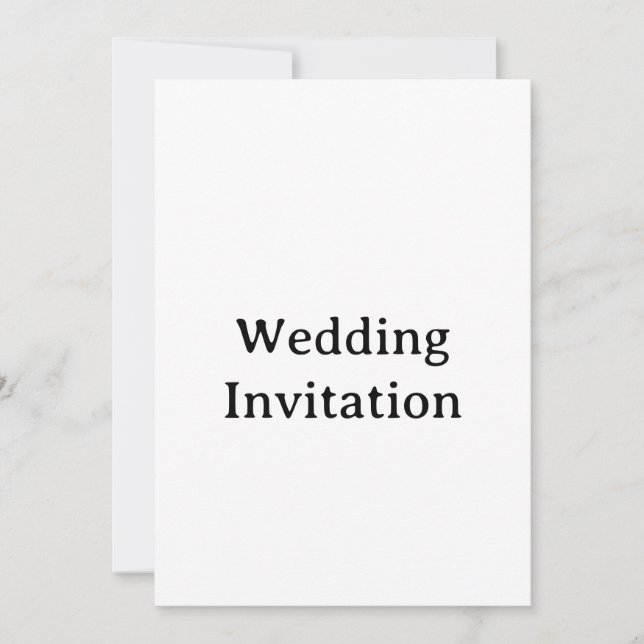 Invitation de mariage (Devant)