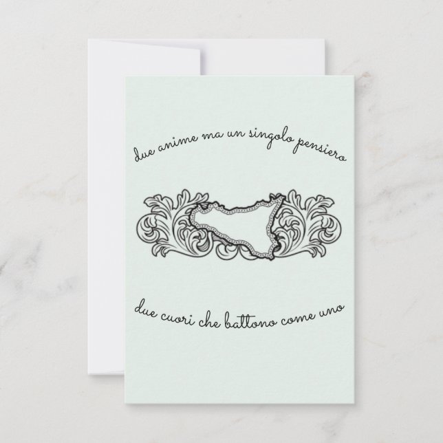 Invitation de mariage (Devant)