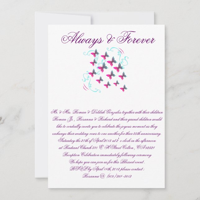  Invitation de mariage (Devant)