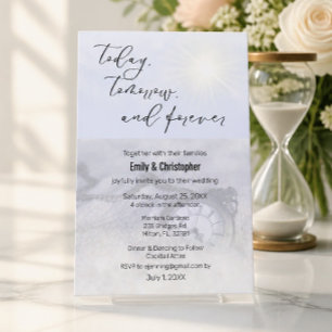 Invitation de mariage Aujourd'hui, Demain et Toujo