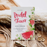Invitation de mariage avec pastèque