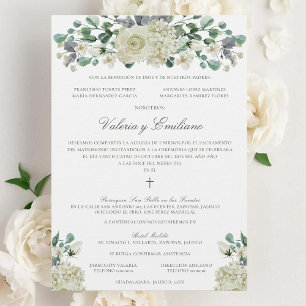 Invitation de Mariage Catholique Formel Mariage
