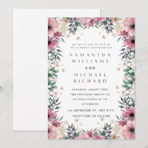 Invitation de mariage classique – Timeless & Sophi