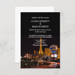 Invitation de mariage de destination à Las Vegas