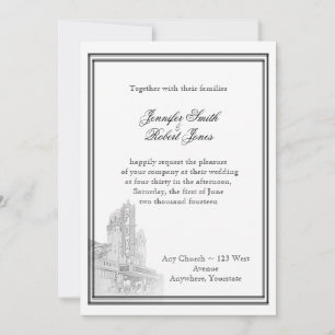 Invitation de mariage de destination d'Atlanta