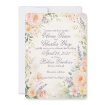 Invitation de mariage de jardin printanier