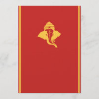 Invitation de mariage de Lord Ganesh