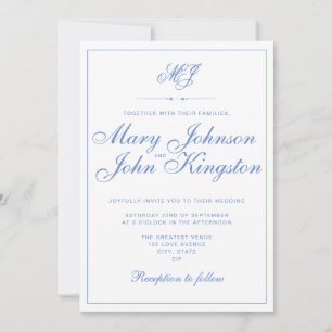 Invitation de mariage élégante