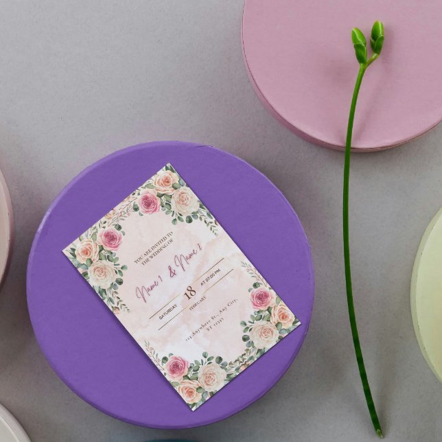 Invitation de mariage élégante (Créateur téléchargé)