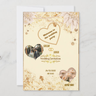 Invitation de mariage élégante