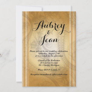 Invitation de mariage élégante