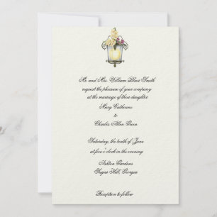 Invitation de mariage élégante ou affaire formelle