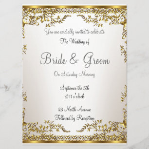 Invitation de mariage élégante populaire