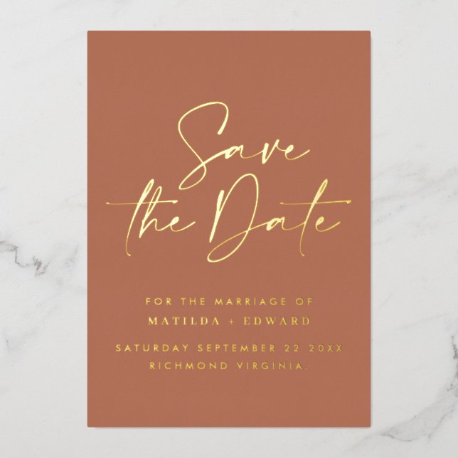 invitation de mariage en typographie manuscrite vé (Recto)