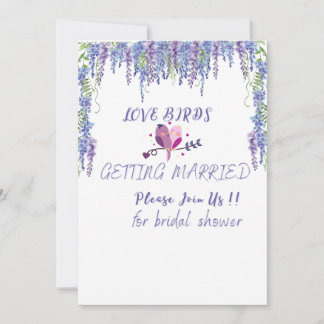 Invitation de mariage florale 