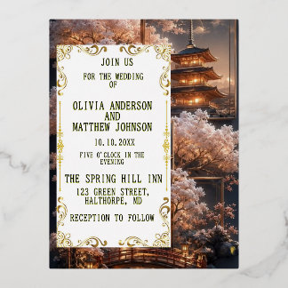 Invitation de mariage florale rustique élégante | 