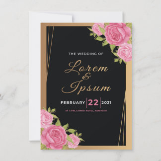 Invitation de mariage géniale