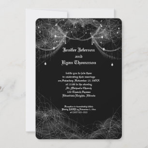 Invitation de mariage Halloween