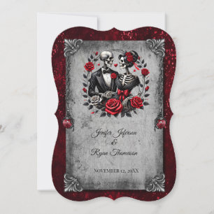 Invitation de mariage Halloween