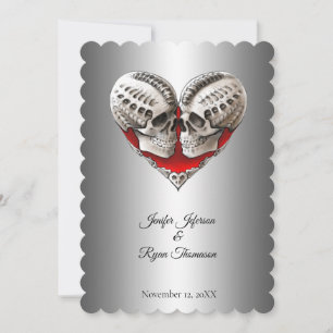Invitation de mariage Halloween