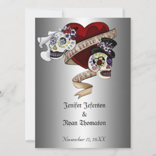 Invitation de mariage Halloween