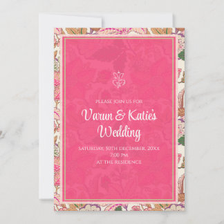 Invitation de mariage hindou & invitations de mari
