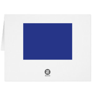 Invitation de mariage minimal audacieuse en bleu p