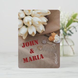 Invitation de mariage moderne | Conception modifia