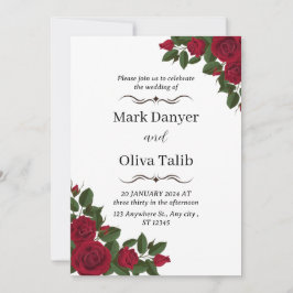 Invitation de mariage personnalisée | Design éléga