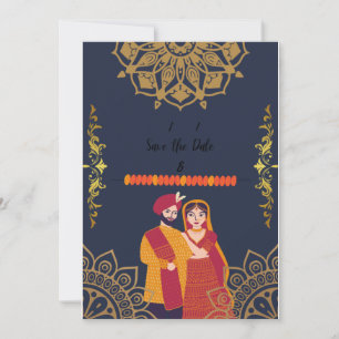 Invitation de mariage punjabi