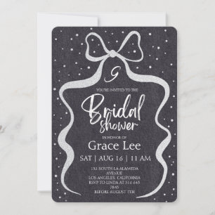 Invitation de mariage rustique en denim