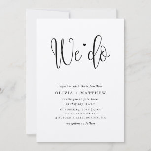 Invitation de mariage rustique kraft. Nous vous in