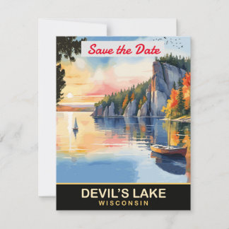 Invitation de mariage sur la falaise du Devil's La