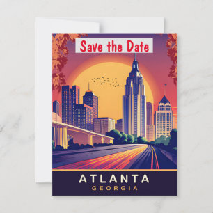 Invitation de mariage sur la route de la skyline d