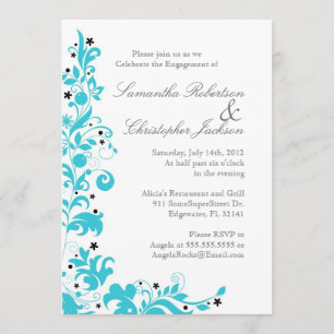 Invitation de mariage vintage élégant de la fête d