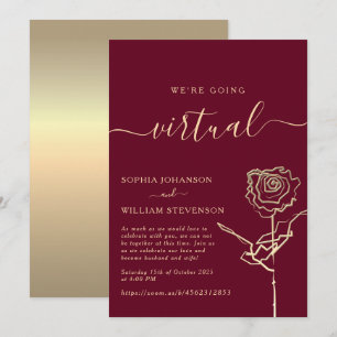 Invitation de mariage virtuelle