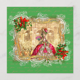 Invitation de Marie Antoinette Christmas Versaille