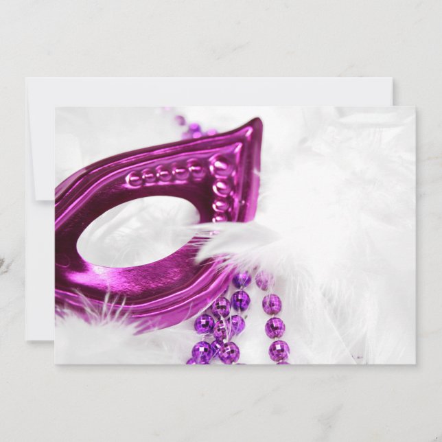 Invitation de masque (Devant)