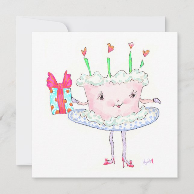 Invitation de Miss Cake (Devant)