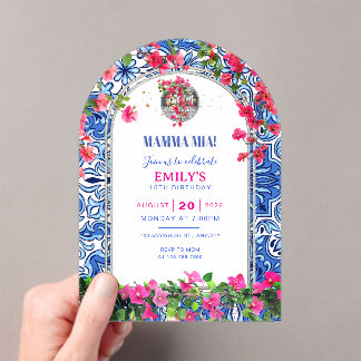 Invitation de modèle d'anniversaire sur le thème d