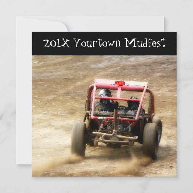 Invitation de Mudfest Sale Dunebuggy 4x4 (Devant)